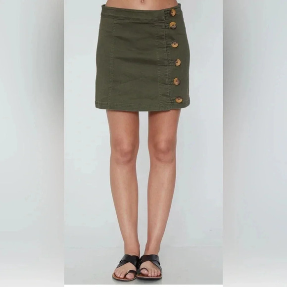 Free People Mini Skirt size 2 - Picture 1 of 6